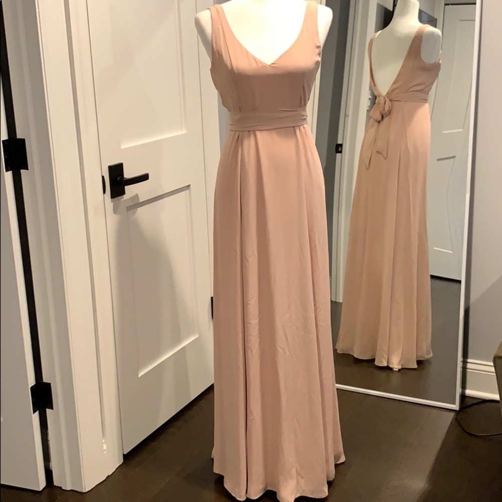 Pale pink/blush, sleeveless dress